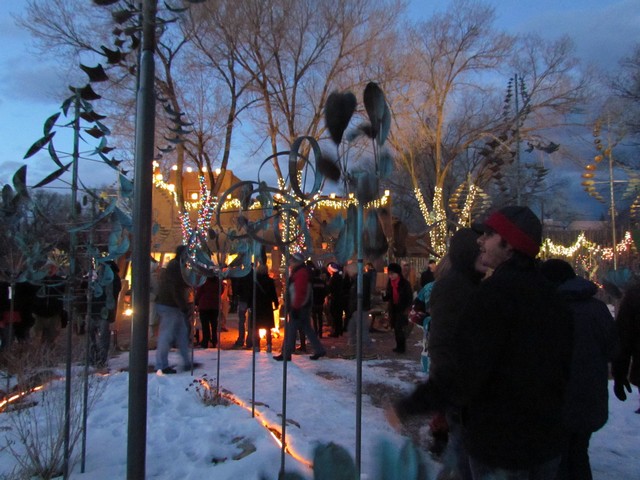 2012-12-24 farolito tour on Canyon Road, Santa Fe, NM 003