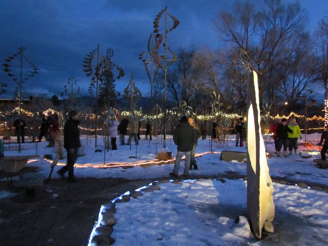 2012-12-24 farolito tour on Canyon Road, Santa Fe, NM 011