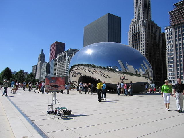 11-Millinium Park-the Bean