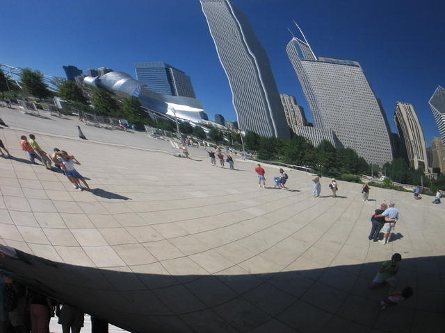 12-Millinium Park-portrait in Bean