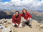 2009-09-08 Mt Huron with Cathy