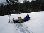 2007-01-27 Snowshoe with Simon 12