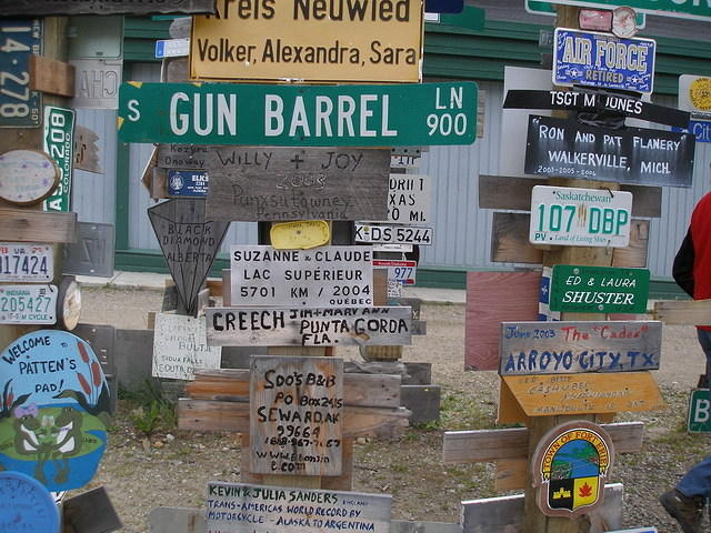 2006-08-25 Sign Post Forest, Watson Lake, BC, Canada 24