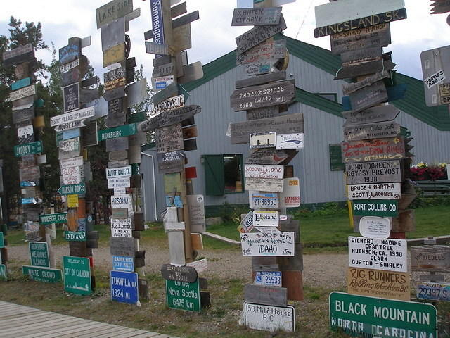 2006-08-25 Sign Post Forest, Watson Lake, BC, Canada 35