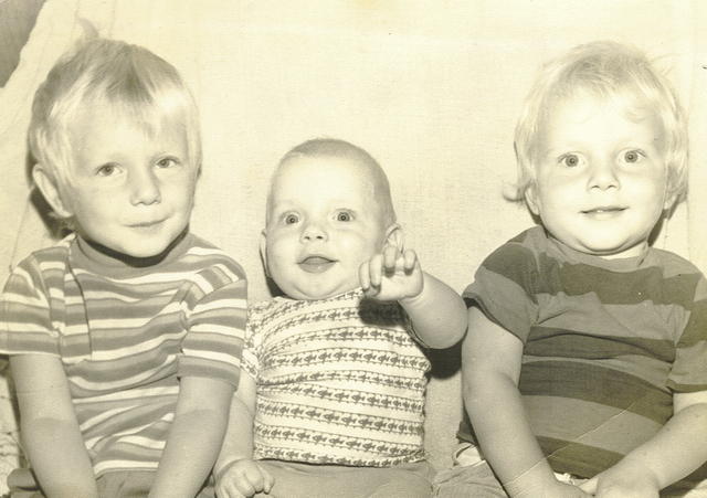 1971 Oct - Mike, Tim, Tony Hill