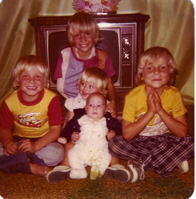 1977- Mike, Tony, Tim Hill-Melissa Hodges- Jeffery Piercy2