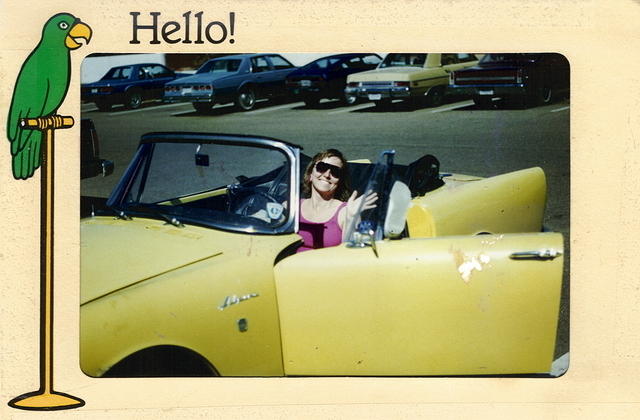 1988-Teresa in Sunbeam
