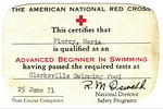 1971-Teresa swimming card